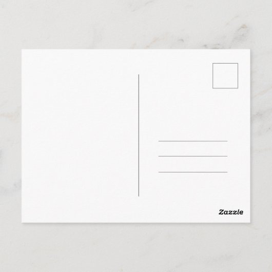 Flower Post Card Postkarte (Rückseite)