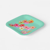 Flower Power 1 Paper Plate Pappteller (Gewinkelt)