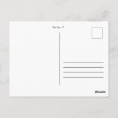 Flower Power - 2 Postkarte (Rückseite)