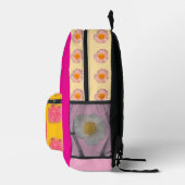 Flower Power 2 Print Cut Sew Bag Bedruckter Rucksack (Rechts)