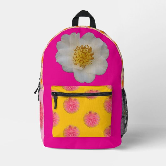 Flower Power 2 Print Cut Sew Bag Bedruckter Rucksack (Vorderseite)
