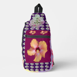 Flower Power 2 Print Cut Sew Bag Crossbody Bag