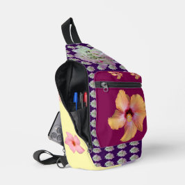 Flower Power 2 Print Cut Sew Bag Crossbody Bag