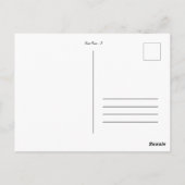 Flower Power - 3 Postkarte (Rückseite)