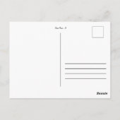 Flower Power - 5 Postkarte (Rückseite)