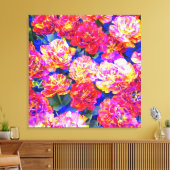 Flower Power - Blumenpracht 1 (Artikel 1801) Leinwanddruck (Insitu (Wohnzimmer))