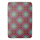 Flower Power Groovy Garten Badematte (Vorderseite Vertikal)