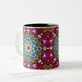 Flower Power Groovy Garten Tasse (Vorderseite Links)