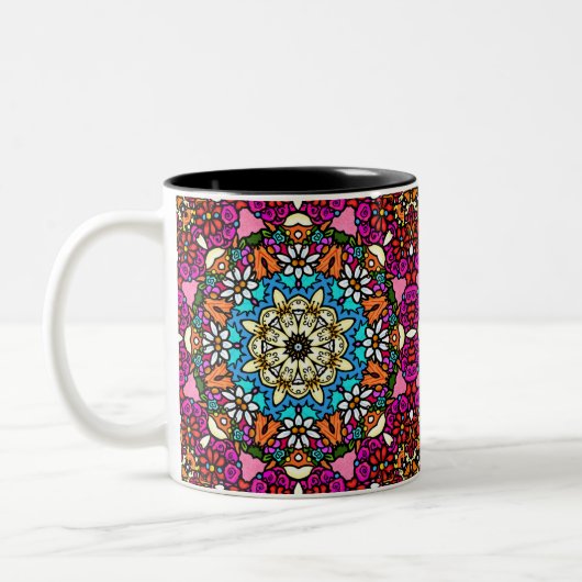 Flower Power Groovy Garten Tasse (Links)