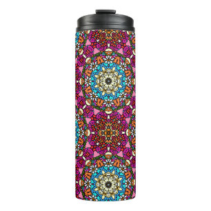 Flower Power Groovy Garten-Thermal-Tumbler Thermosbecher