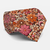 Flower Power Hippie-Halstuch Krawatte (Gerollt)