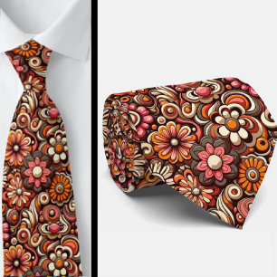 Flower Power Hippie-Halstuch Krawatte