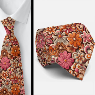 Flower Power Hippie-Halstuch Krawatte