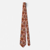 Flower Power Hippie-Schlips Krawatte (Vorderseite)