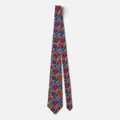 Flower Power Hippy-Halstuch Krawatte (Vorderseite)