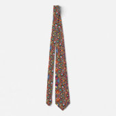 Flower Power Hippy Neck Tie Krawatte (Rückseite)