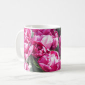 Flower Power in Rosa ( Flower Power 17) Kaffeetass Kaffeetasse (Vorderseite Links)