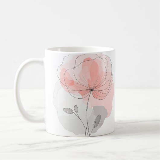 Flower Power Kaffeetasse (Links)