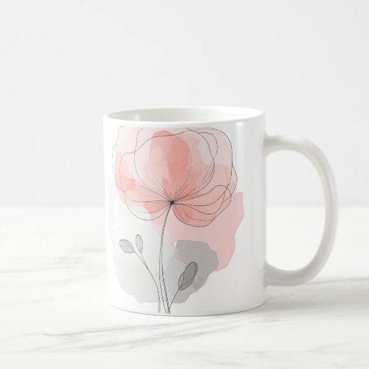 Flower Power Kaffeetasse (Rechts)