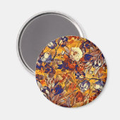 Flower power magnet (Vorderseite/Rückseite)