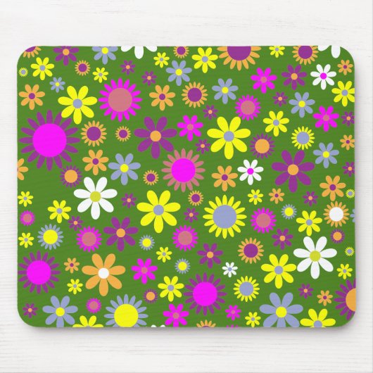 Flower Power Mauspad (Vorne)