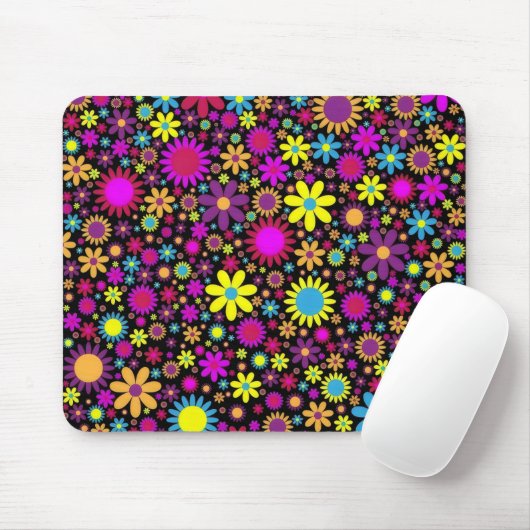 Flower Power Mousepad (Mit Mouse)