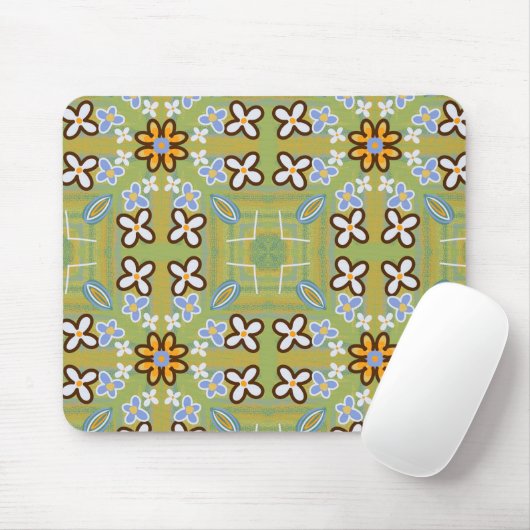 Flower Power Mousepad (Mit Mouse)
