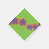 Flower Power napkins Serviette (Ecke)