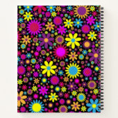 Flower Power Notizblock (Rückseite)
