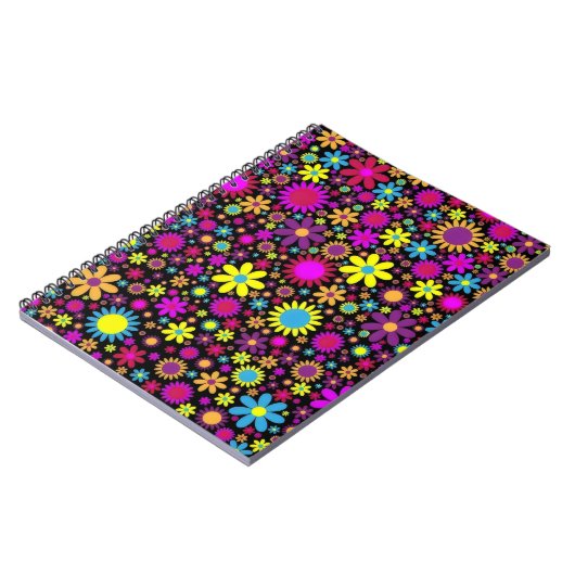 Flower Power Notizblock (Linke Seite)
