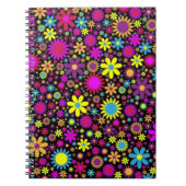 Flower Power Notizblock (Vorderseite)