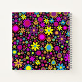 Flower Power Notizblock (Rückseite)
