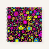 Flower Power Notizblock (Vorderseite)