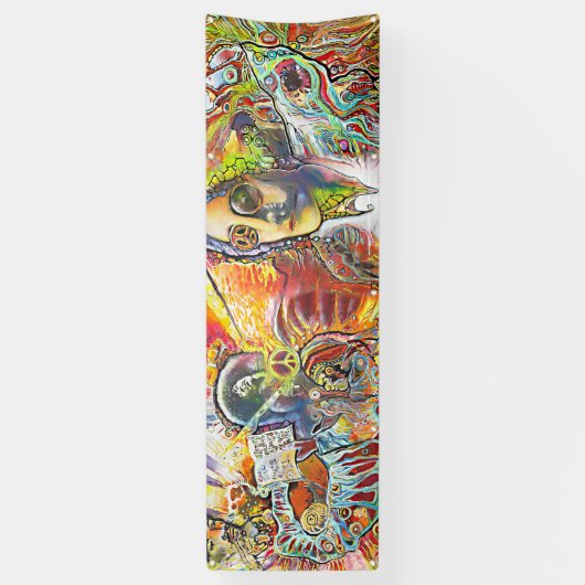 flower power, peace, love, music by www.robsky.de banner (Vertikal)