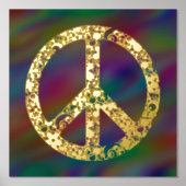 Flower Power Peace Sign 1 Foliendrucke (Vorderseite)