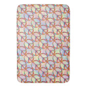 Flower Power Peace Sign I + your backgr & ideas Badematte (Vorderseite Vertikal)