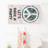 Flower Power Peace Sign II + your backgr & ideas Banner (Insitu)