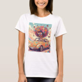 Flower Power Ride T-Shirt (Vorderseite)