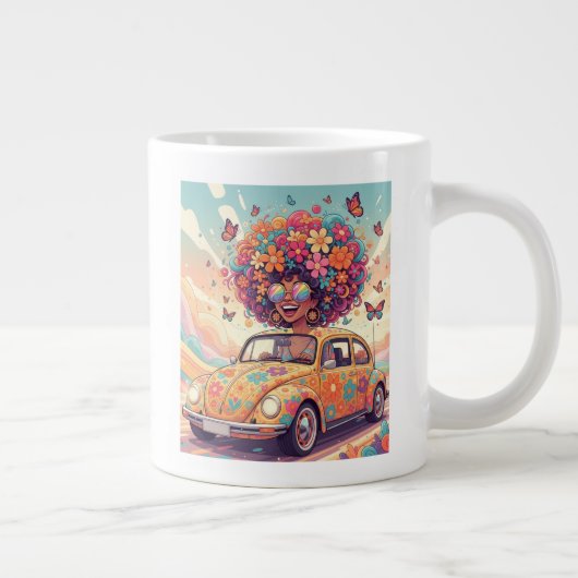 Flower Power Ride Tasse (Rechts)
