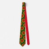 "Flower Power" Schlips Krawatte (Vorderseite)