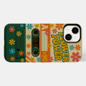 Flower Power Sixties Apple iPhone 14 Case (Rückseite (Horizontal))
