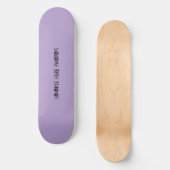 Flower Power Skateboard (Vorderseite)