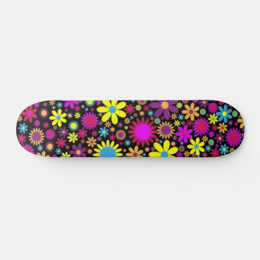 Flower Power Skateboard (Horizontal)
