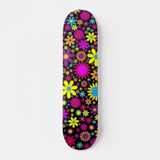 Flower Power Skateboard (Vorne)