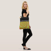 Flower Power Spirale SONNIG Tasche (Am Model)