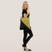 Flower Power Spirale SONNIG Tasche (Am Model)