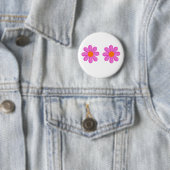 Flower Power süß  Button (Beispiel)