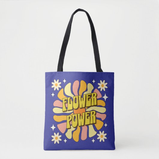 Flower Power Tasche (Vorderseite)