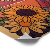 Flower Power V04 Poster (Ecke)