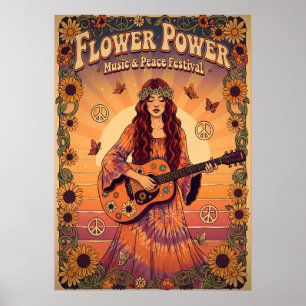 Flower Power V04 Poster